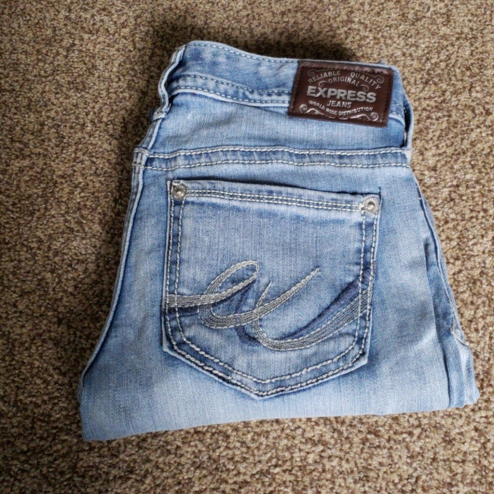 Express Jean's low rise legging